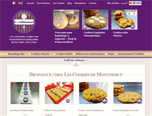Tablet Screenshot of cookies-monttessuy.com